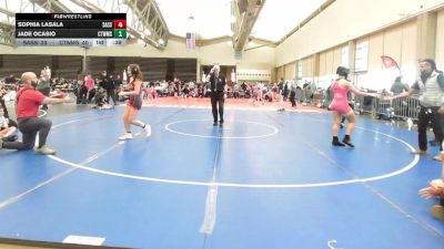 50 lbs Rr Rnd 2 - Delaney Coleman, Sassie Lassies FIWC vs Kaia Gates, CT Whale Orca