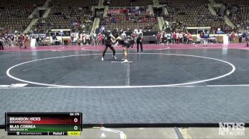 6A 175 lbs Cons. Round 2 - Brandon Hicks, Benjamin Russell vs Blas Correa, Homewood Hs