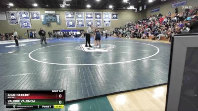 135 lbs Cons. Semi - Valerie Valencia, Farmersville vs Asiah Scheidt, Nipomo