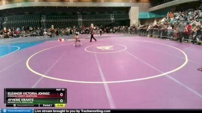 65-67 lbs Round 1 - Eleanor Victoria Johnson, Douglas County Grapplers vs Ayverie Krantz, Nevada Elite Wrestling