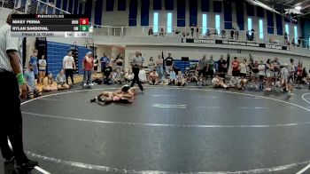 96 lbs Finals (8 Team) - Mikey Perna, Iron Horse vs Rylan Sandoval, Misfits United