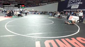 6A Boys 175 lbs Cons. Round 2 - Kayge Miyashiro, Tigard Boys vs Namari McKibben-Denson, Tigard Boys