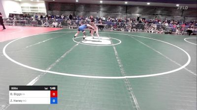 95 lbs Consi Of 8 #1 - Brianna Biggs, VA vs Zoey Haney, MO