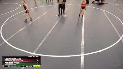 Cons. Round 1 - Lillian Morales, Farmington Wrestling Club vs Abrielle Pardi, Grynd Wrestling