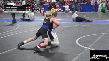 76 lbs Cons. Round 2 - Holden Helms, Ark City vs Jaxon Kliefoth, Kansas YG