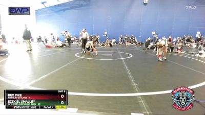 92 lbs Round 2 (4 Team) - Rex Pike, Missouri Outlaws vs Ezekiel Smalley, OpenMats Wrestling Club