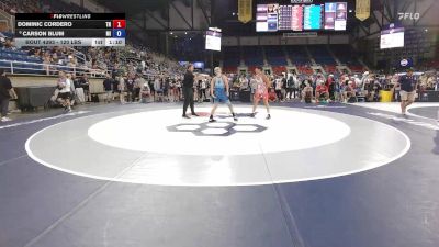 120 lbs Champ. Rd Of 64 - Dominic Cordero, TN vs Carson Blum, MI