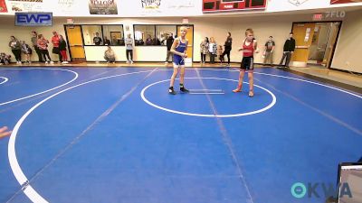 80 lbs 3rd Place - Brantley Snelson, Barnsdall Youth Wrestling vs Bandy Johnson, Checotah Matcats