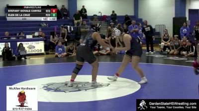 235 lbs Round 1 (4 Team) - Elen De La Cruz, Passaic Co Tech-Voc vs Stefany Dovale Cortez, Vernon Township
