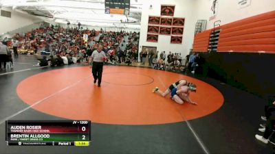 120D Round 2 - Auden Rosier, Thunder Basin High School vs Brentin Allgood, Park / Sweet Grass Co