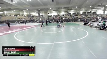 80 lbs Cons. Round 4 - Corbin Quint, Blackman Wrestling Club vs Jax Blissard, Blackman Wrestling Club