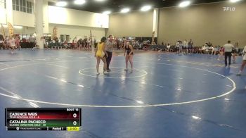 130 lbs Round 4 (8 Team) - Cadence Weis, Team Montana Gold vs Catalina Pacheco, Illinois Cornstars Gold