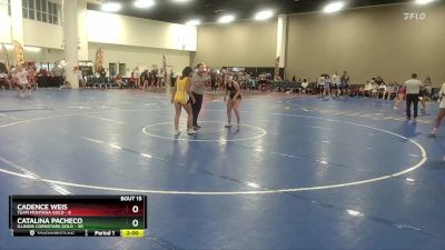 130 lbs Round 4 (8 Team) - Cadence Weis, Team Montana Gold vs Catalina Pacheco, Illinois Cornstars Gold