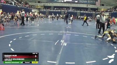 85 lbs Cons. Round 1 - Lincoln Golomboski, Mifflinburg vs Rashad Muir, Towanda