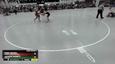 138 lbs Cons. Round 5 - Owen Newell, Carroll Wrestling Club vs Jackson Bassett, Missouri