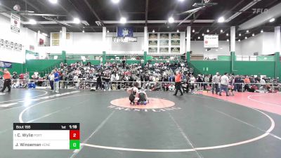 101 lbs Round Of 32 - Charlie Wylie, Port Jervis vs John Winseman, Honeoye Falls-lima