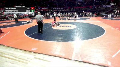 2A 120 lbs Cons. Round 1 - Jack Hogan, Chicago (St. Rita) vs Trotter Titus, Charleston