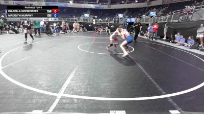 100 lbs Final - Isabella Hofmeister, Team North Stars vs Madelyn Murphy, Chica Tacitos