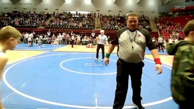 84 lbs Rr Rnd 1 - Grace Halbert, Berryhill Wrestling Club vs Bryce Foreman, Pryor Tigers