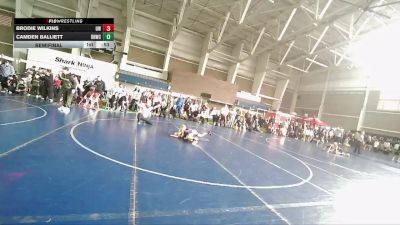 62 lbs Semifinal - Camden Balliett, RWC- Roy Wrestling Club vs Brodie Wilkins, Uintah Wrestling