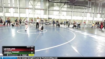 73-79 lbs Round 1 - Makella Taggart, Mat Demon WC vs Leyton Long, Post Falls WC