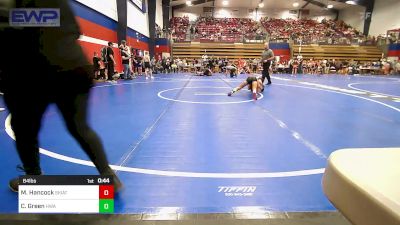 84 lbs Consi Of 4 - Maddox Hancock, Skiatook Youth Wrestling vs Chloe Green, HURRICANE WRESTLING ACADEMY