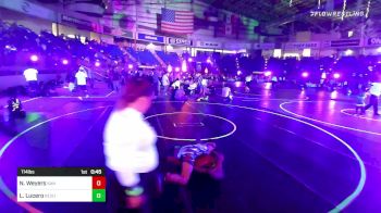 114 lbs Consi Of 4 - Noah Weyers, San Luis Valley WC vs Luke Lucero, Rezults