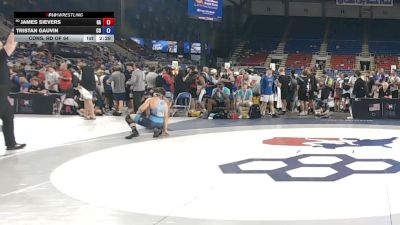 144 lbs Cons. Rd Of 64 - James Sievers, Georgia vs Tristan Gauvin, Colorado
