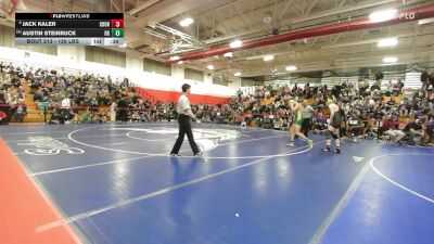 126 lbs Consi Of 8 #2 - Jack Kaler, Souhegan vs Austin Steinruck, Bishop Guertin