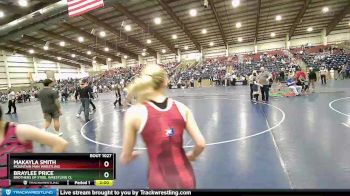 112 lbs Quarterfinal - Makayla Smith, Mountain Man Wrestling vs Braylee Price, Brothers Of Steel Wrestling Cl