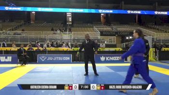 Hazel Rose Butcher-Salazar vs Kathleen Cierra Brann 2025 Pan Jiu Jitsu IBJJF Championship
