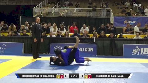Francesca Jolie Ada Lizama vs Gabrielli Giovana Da Silva Doura 2026 Pan Jiu Jitsu IBJJF Championship