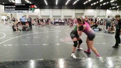 138 lbs Round 3 (10 Team) - Kaylea Liles, Takedown Elite vs Julia McGee, Oklahoma Mafia