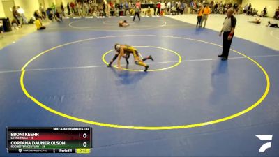 Semifinal - Cortana Dauner Olson, Rochester Century vs Eboni Keehr, Little Falls