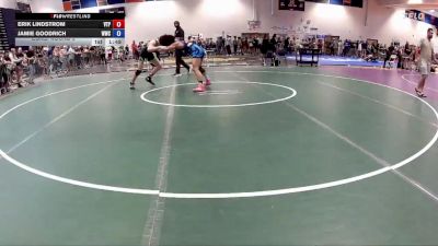 132 lbs Cons. Round 3 - Erik Lindstrom, Virginia Team Predator vs Jamie Goodrich, Warmupgang Wrestling Club