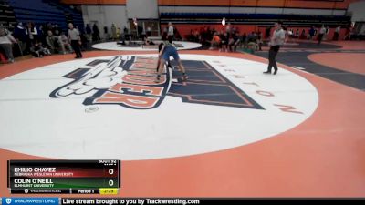 184 lbs Champ. Round 1 - Colin O`Neill, Elmhurst University vs Emilio Chavez, Nebraska Wesleyan University