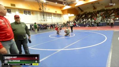 190 lbs Round 2 - Ian Yellowhair, Page vs Darrius Hot, Red Mesa