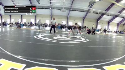 149 lbs Cons. Round 3 - Elijah Brosius, UPJ Unattached vs David Defelice, West Liberty