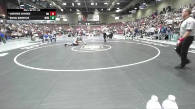 2A 285 lbs Champ. Round 1 - Ediel Barrios, Millard vs Andres Juarez, Beaver