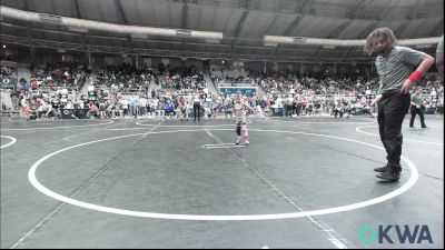 37 lbs Quarterfinal - Gabe Dicus, Raw Wrestling Club vs Kobe Haderer, Redskins Wrestling Club
