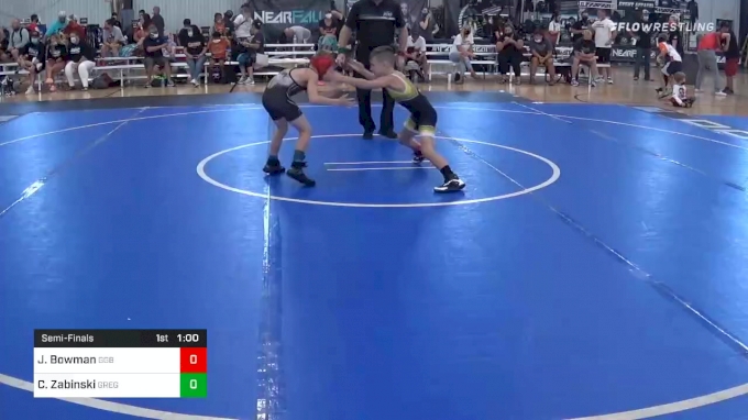 60 lbs Semifinal - Jaxson Bowman, Ggb vs Colton Zabinski, Greg Gomez ...