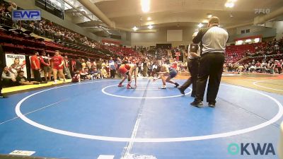 126 lbs Round Of 16 - Jacob Hughart, Dark Cloud Wrestling Club vs Dallas Lamb, Skiatook Youth Wrestling