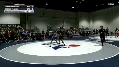 Masters A FS - 62 lbs Cons. Round 3 - Devane Dodgens, Morris Fitness Wrestling Club vs George Torres, Coachella Valley Wrestling Club