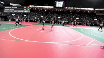 134 lbs Quarterfinal - Lorin Beals, FSW3 vs Katelyn Norris, PWCA