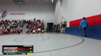 120 lbs Quarterfinal - Josiah Skidmore, French Camp Academy vs Kolton Morrow, Saltillo High School