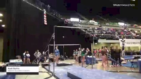 Kyah Buttry - Women's Group, Sapphire Gymnastics Academy - 2021 Women's Xcel Region 4 Championships