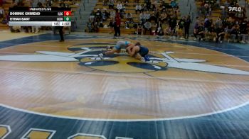 133 lbs Champ. Round 2 - Ethan Bast, Saint Cloud State vs Dominic Chimeno, Iowa Lakes Community College