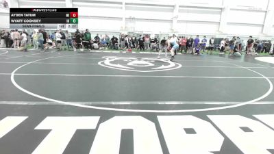 E-160 lbs Semifinal - Ayden Tatum, MI vs Wyatt Cooksey, IN