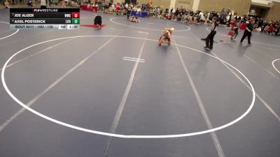 16U - 132 lbs Quarters - Joe Alger, Waconia Wrestling Club vs Axel Posterick, Little Falls