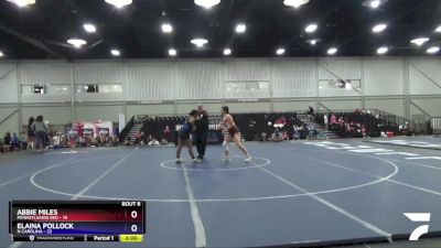 164 lbs Round 3 (6 Team) - Abbie Miles, Pennsylvania Red vs Elaina Pollock, N Carolina